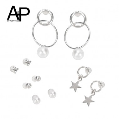 DAP1020- SET DE 5 ARETES...