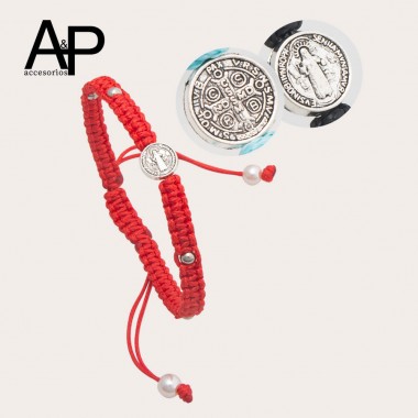 MT084- PULCERA TEJIDA ROJA...