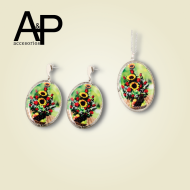 MT250- JUEGO  GIRASOLES