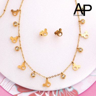 AP590-JUEGO MICKEY  Y ZIRCONES