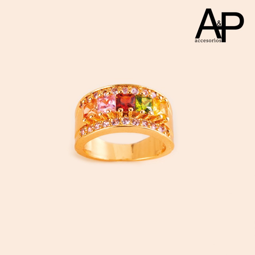 DAP0242-ANILLO ZIRCON COLOR