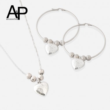 MT207- JUEGO CORAZON  TALLADO