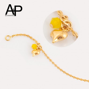 EAP489- PULSERA NIÑA CORAZON