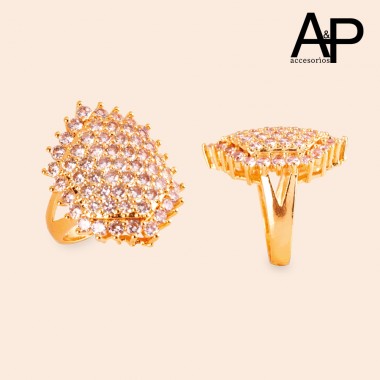 DAP0234-ANILLO HEXAGONAL CON MICROZIRCONES