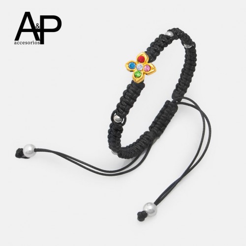 MT091- PULCERA TEJIDA NEGRA...