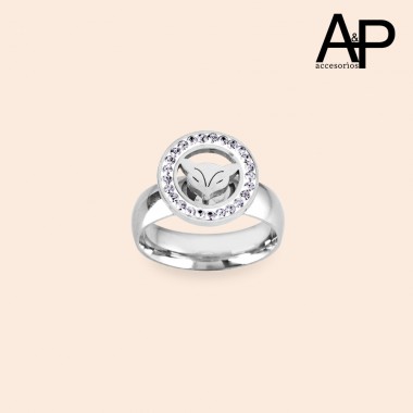DAP0184-ANILLO ARO CON MICROZIRCONES