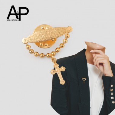 MT225-PRENDEDOR DIJE CRUZ