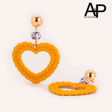 AP41-ARETE CORAZON AMARILLO...