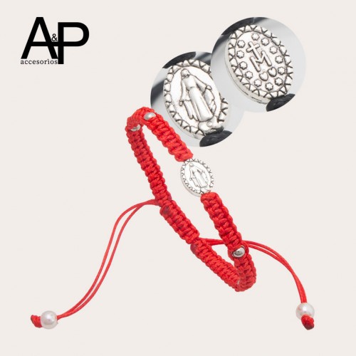 MT088- PULCERA TEJIDA ROJA...