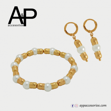 MT319- DUO DORADO PERLADO