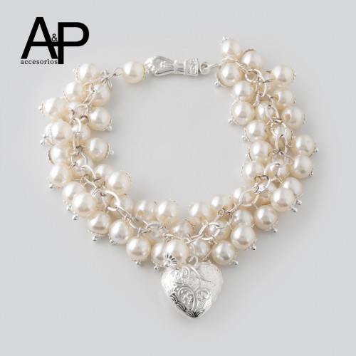 MT189- PULSERA PERLAS ,CON...