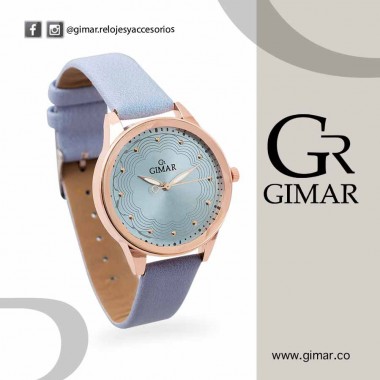 GW004-RELOJ PARA DAMA  AZUL...