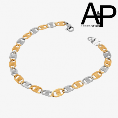 EAP532- PULSERA BICOLOR