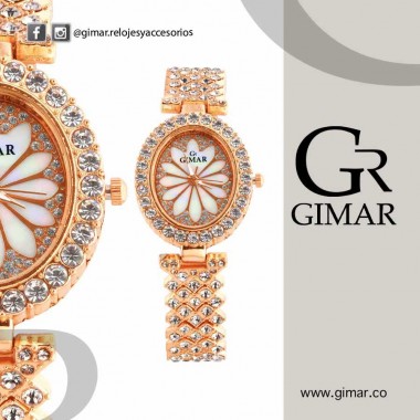 GR0321-RELOJ OVALADO CON...