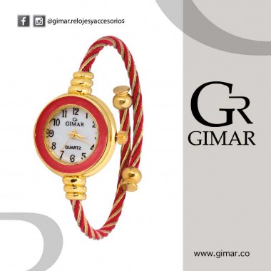 GW0244-RELOJ DAMA CON BISEL...