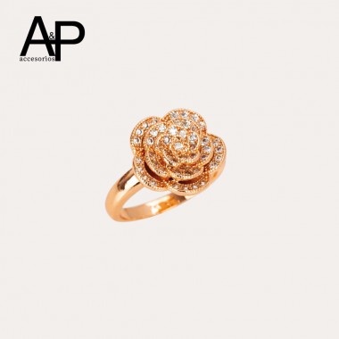 DAP0340- ANILLO ROSA CON...