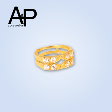 EAP497- ANILLO ZIRCONES