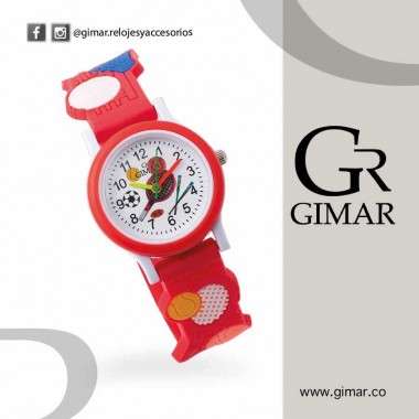 GW010-RELOJ INFANTIL RAQUET