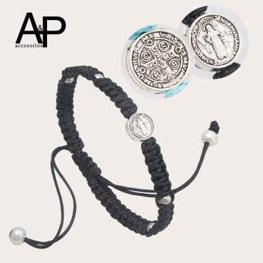 MT085- PULCERA TEJIDA NEGRA...