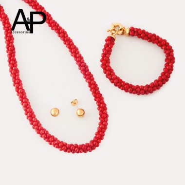 EAP479- TRIO ROJO  CORALES